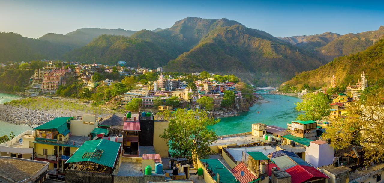 Skyard Rishikesh, Laxman Jhula Vandrarhem Exteriör bild