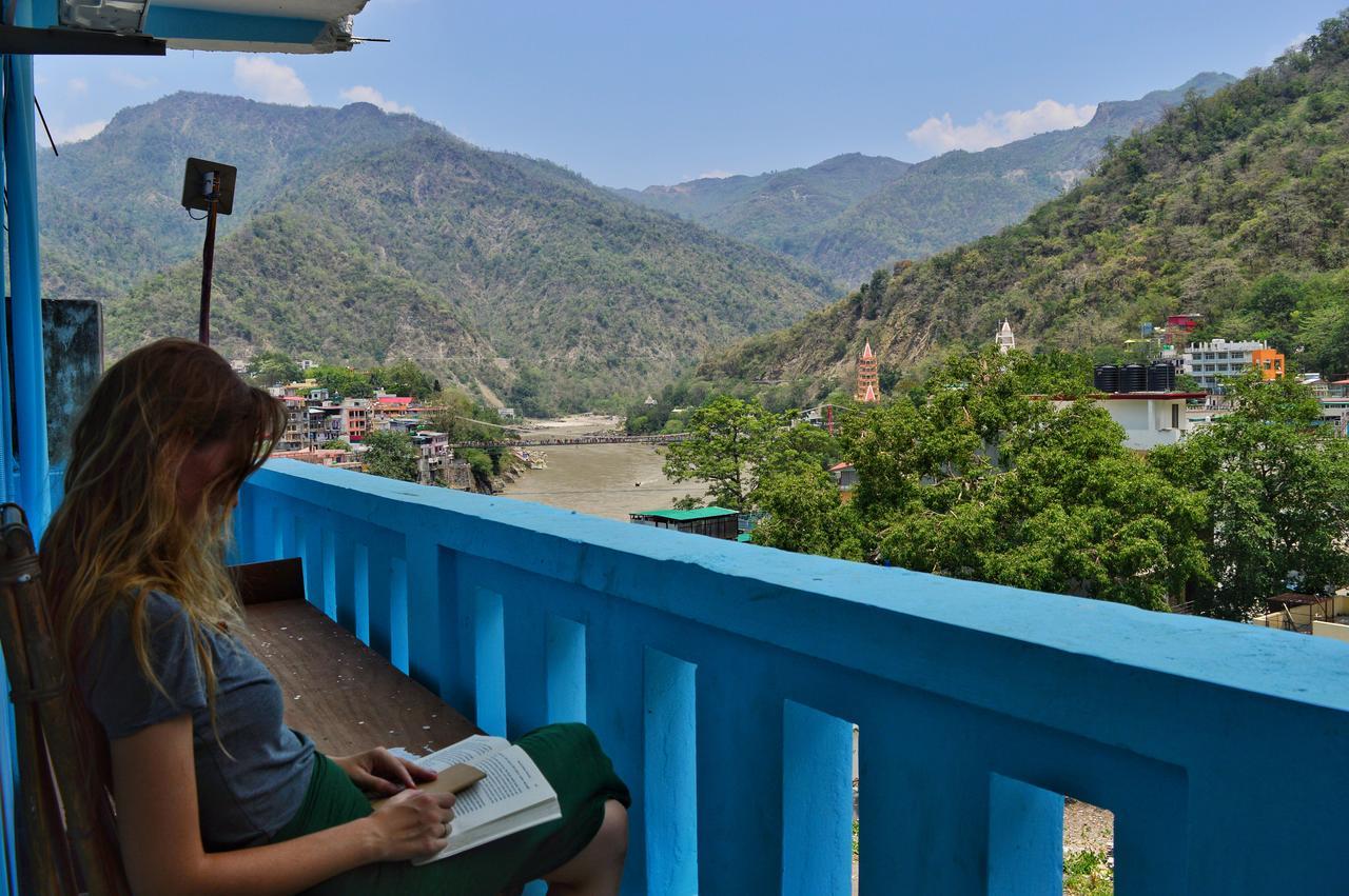 Skyard Rishikesh, Laxman Jhula Vandrarhem Exteriör bild